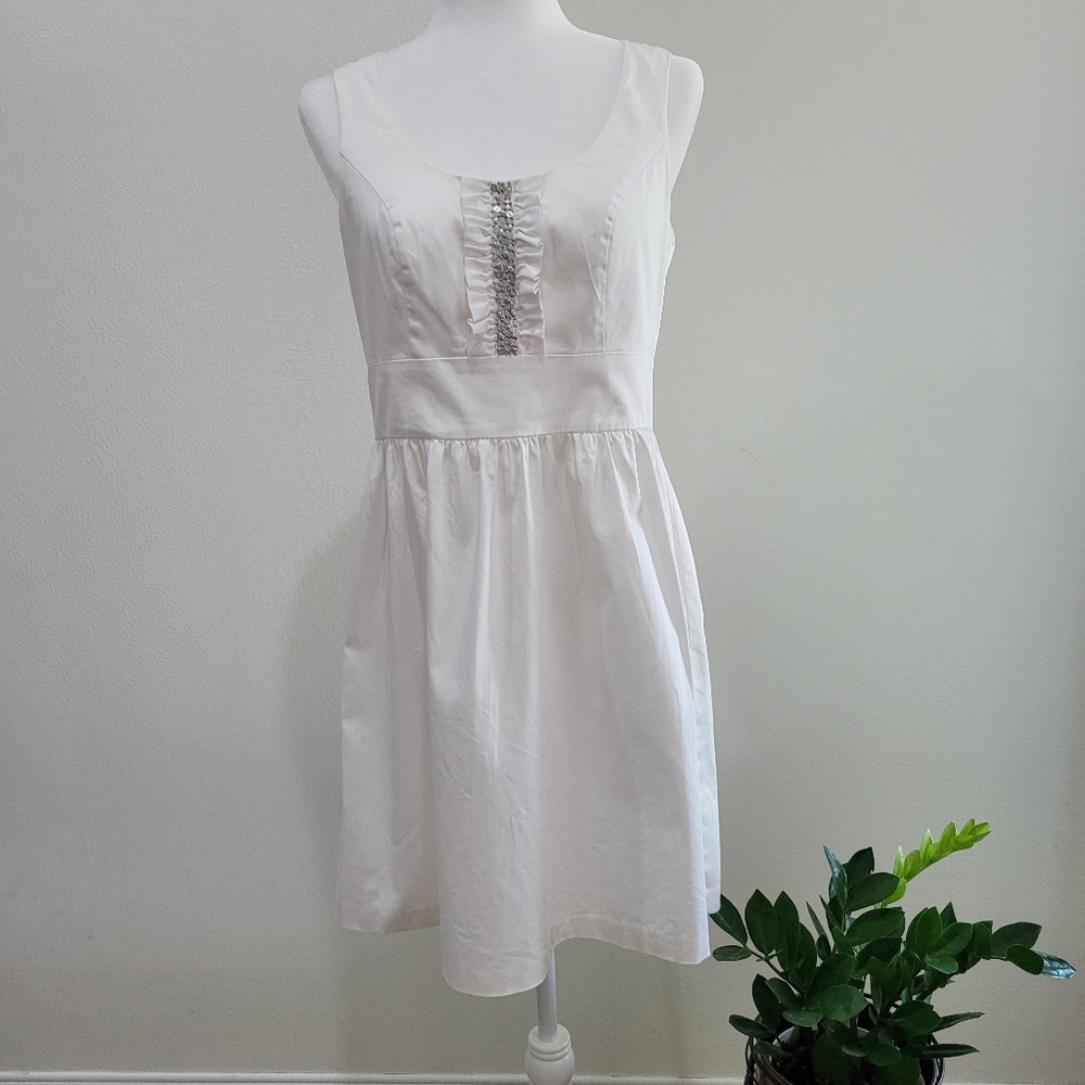 Kensie Sleeveless White Dress Size M